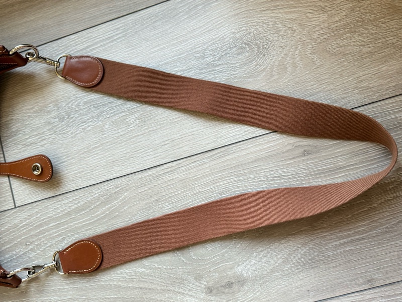 愛馬仕伊芙琳Hermes Evelyne29帆布拼馬鞍皮銀釦/愛馬仕帆布拼皮肩背包-26