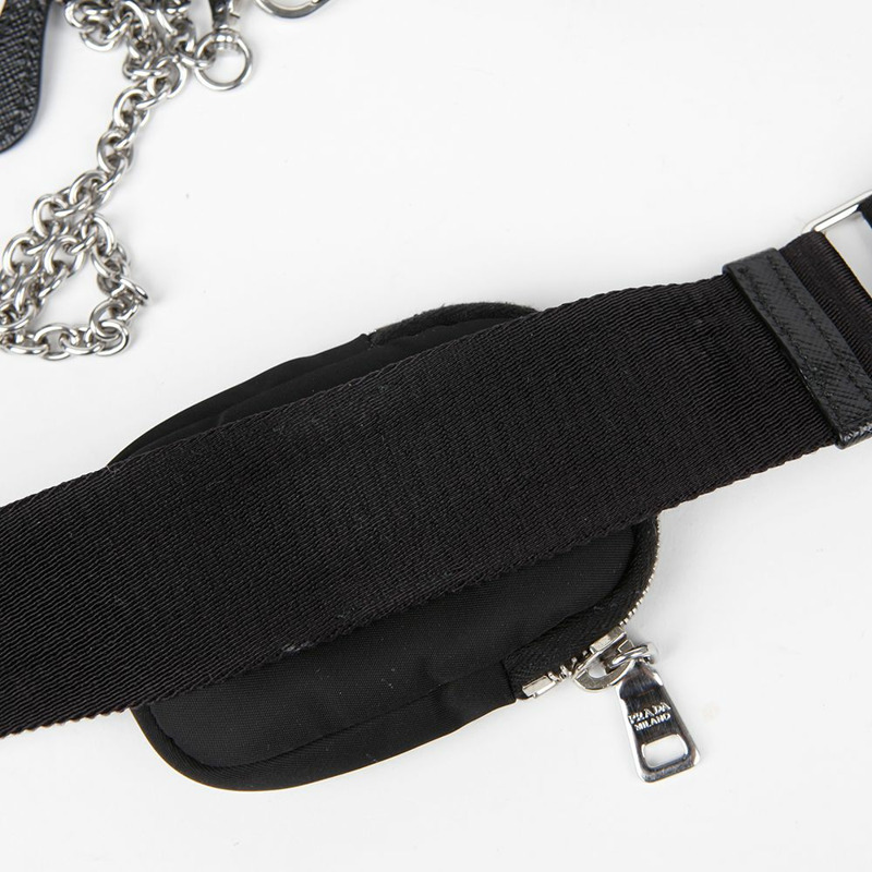PRADA 1BH204 復刻版多功能單肩斜背包-9
