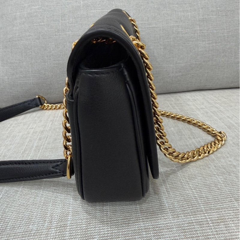 LV M22303新款 LockMe East West 鏈條包 肩背包 斜背包 黑金#晶片款#-7