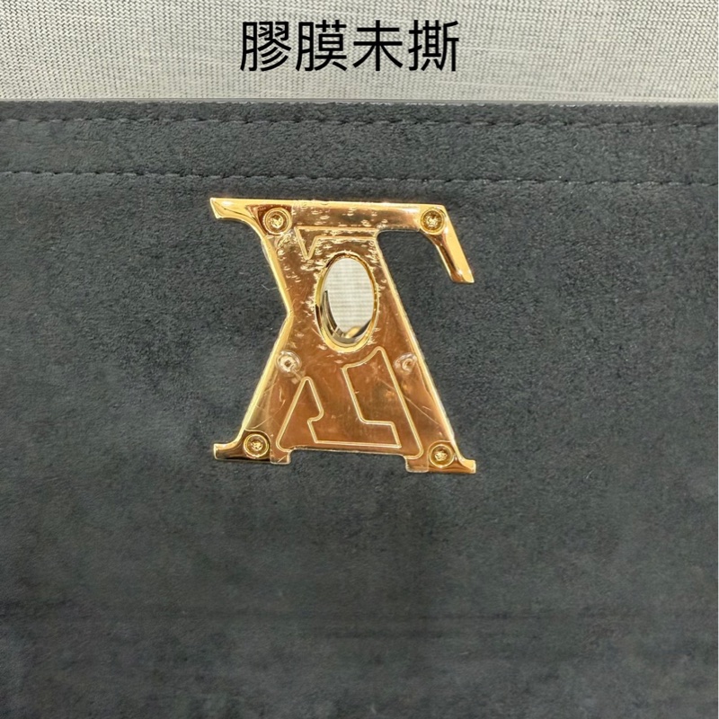 LV M22303新款 LockMe East West 鏈條包 肩背包 斜背包 黑金#晶片款#-22