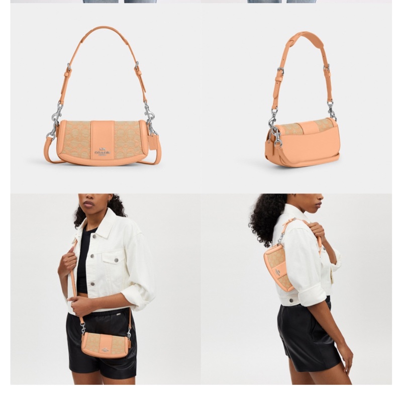 COACH ANDREA 經典LOGO小號單肩手袋斜背-5