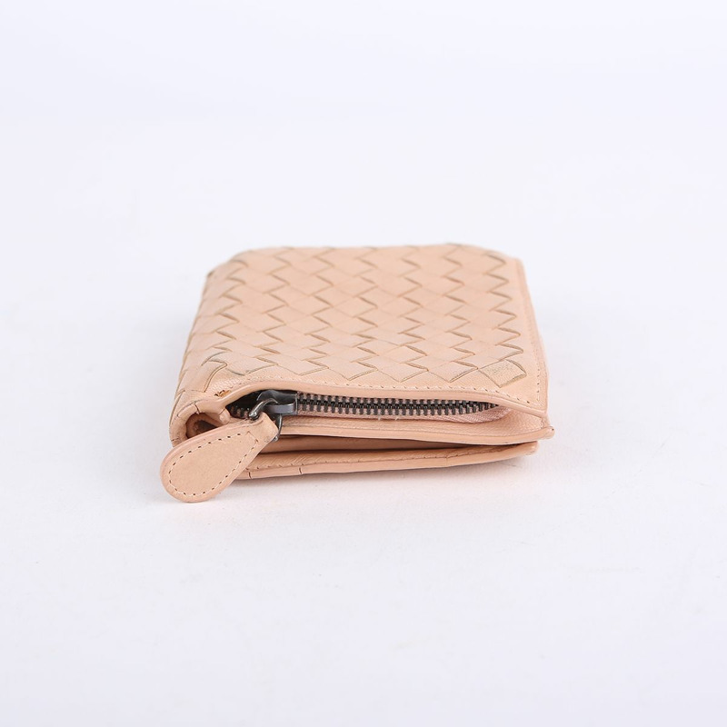 BOTTEGA VENETA 粉紅色 Intrecciato Zippy 錢包-6