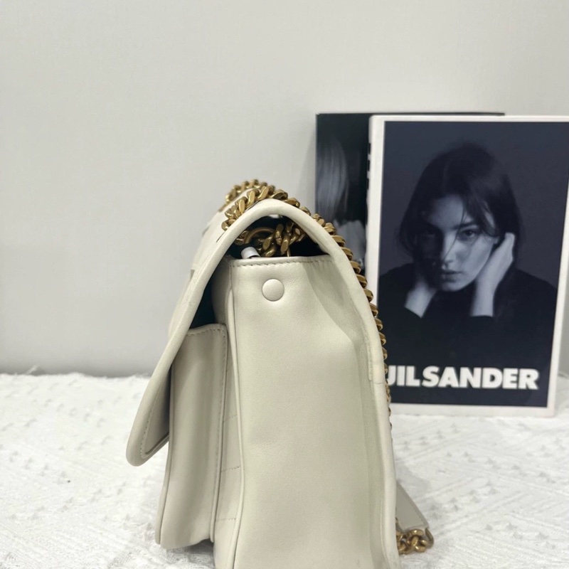 🈶購證包況佳😍Ysl聖羅蘭白金中號niki 新款d扣斜挎單肩包-5