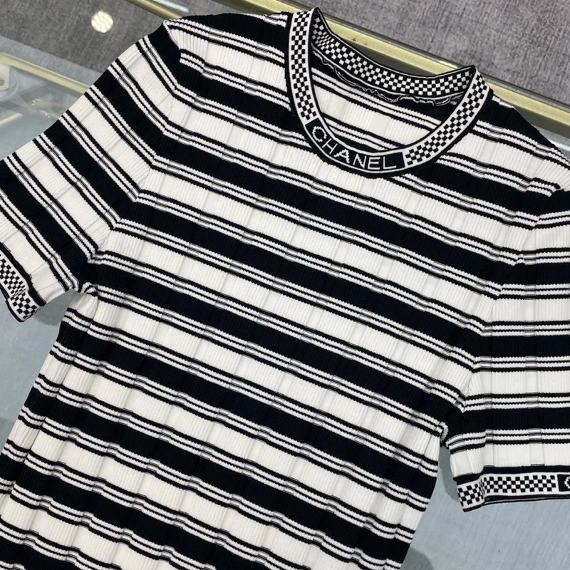 Chanel 條紋針織上衣 Jennie 同款-6