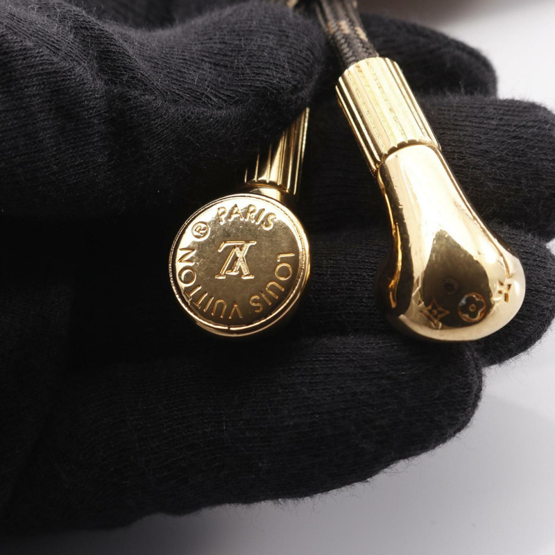 Louis Vuitton 音樂播放器可穿戴錢包 Monogram 單肩包，採用塗層帆布和皮革製成，棕色，女士，M14063-7