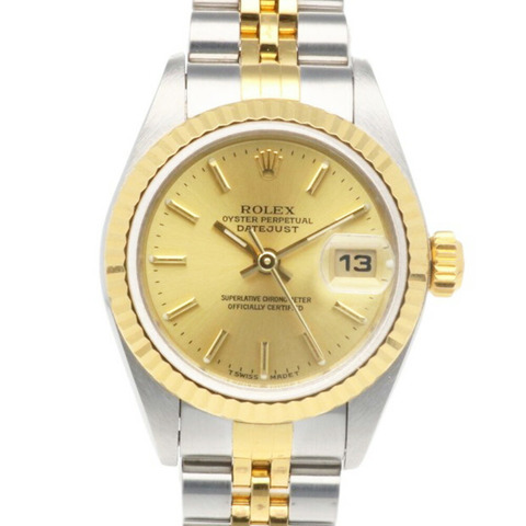 勞力士 Datejust Oyster Perpetual 腕錶，不鏽鋼，79173，自動上鍊，已修，序號 A，女士，勞力士