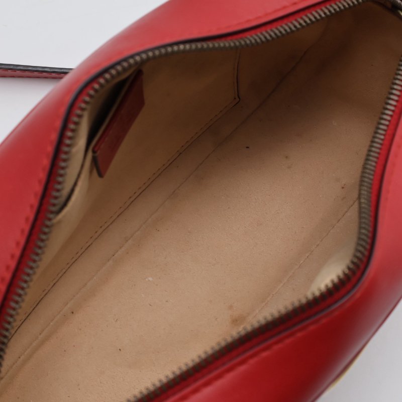 GUCCI Marmont相機包 - 小號紅金-2