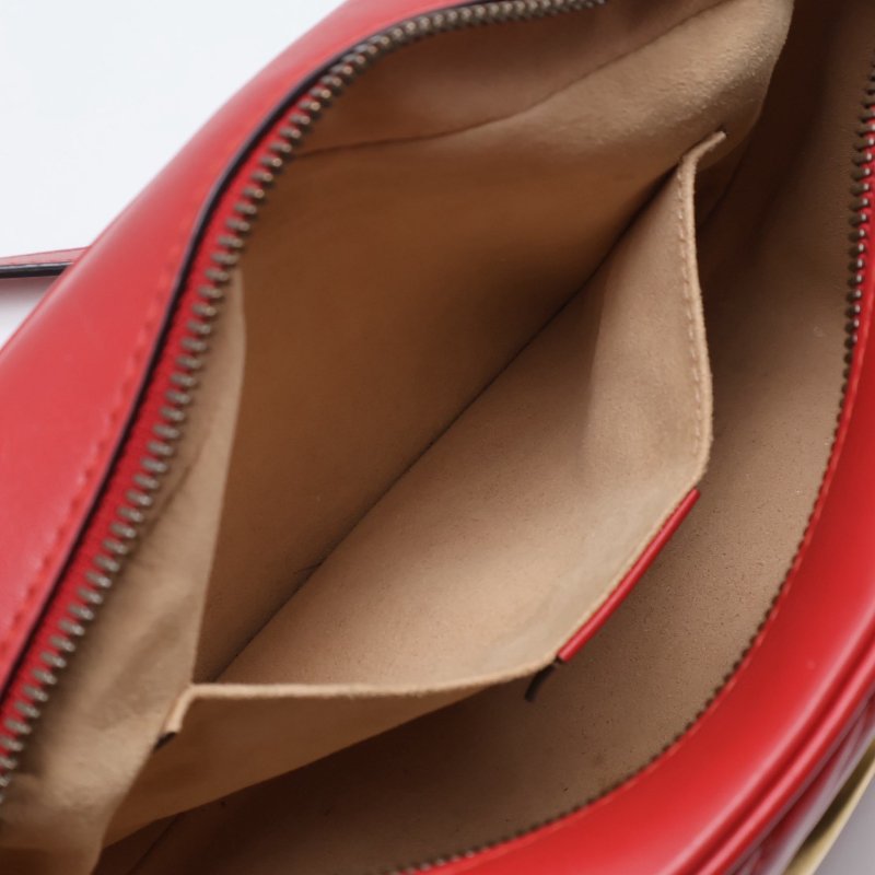 GUCCI Marmont相機包 - 小號紅金-3