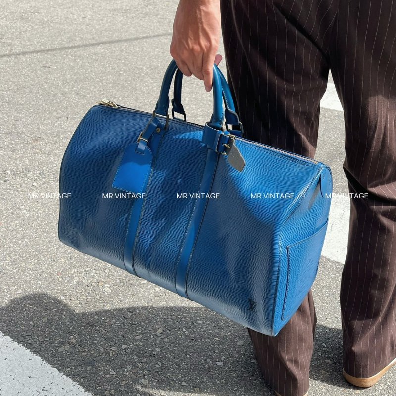 Louis Vuitton水波紋旅行袋45cm-0