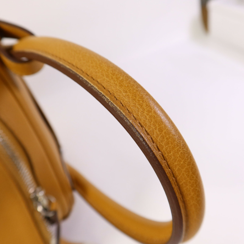 HERMES Evercolor皮革Lindy 30銀扣手挽肩背兩用袋Sesame-16