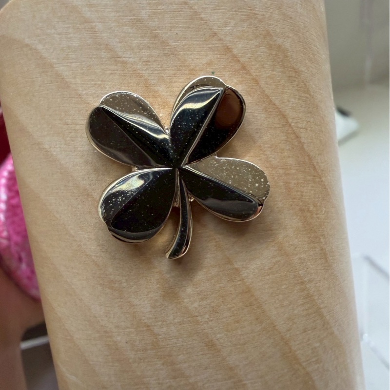 CHANEL 24C粉色幸運草木屐厚底涼鞋 40號 全新品-8