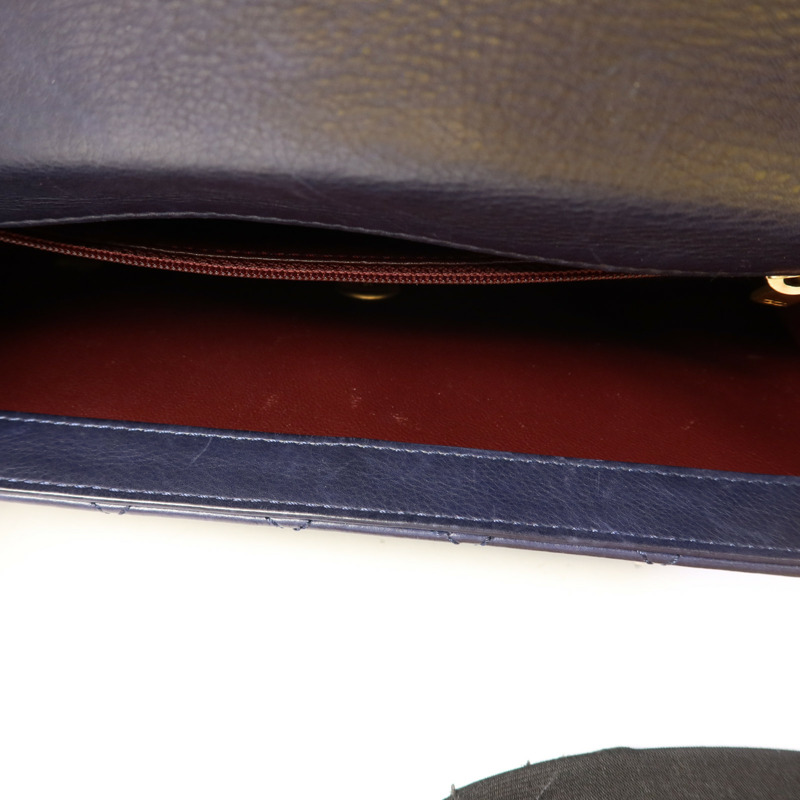 CHANEL 牛皮皮革Chain Shoulder Bag金扣鏈帶肩背袋-23