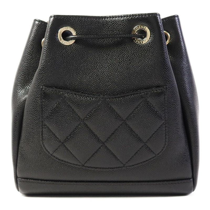 CHANEL 牛皮皮革Chain Shoulder Bag金扣鏈帶肩背袋-1