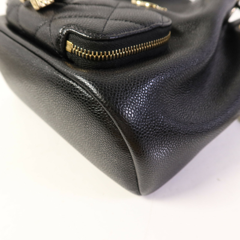 CHANEL 牛皮皮革Chain Shoulder Bag金扣鏈帶肩背袋-11