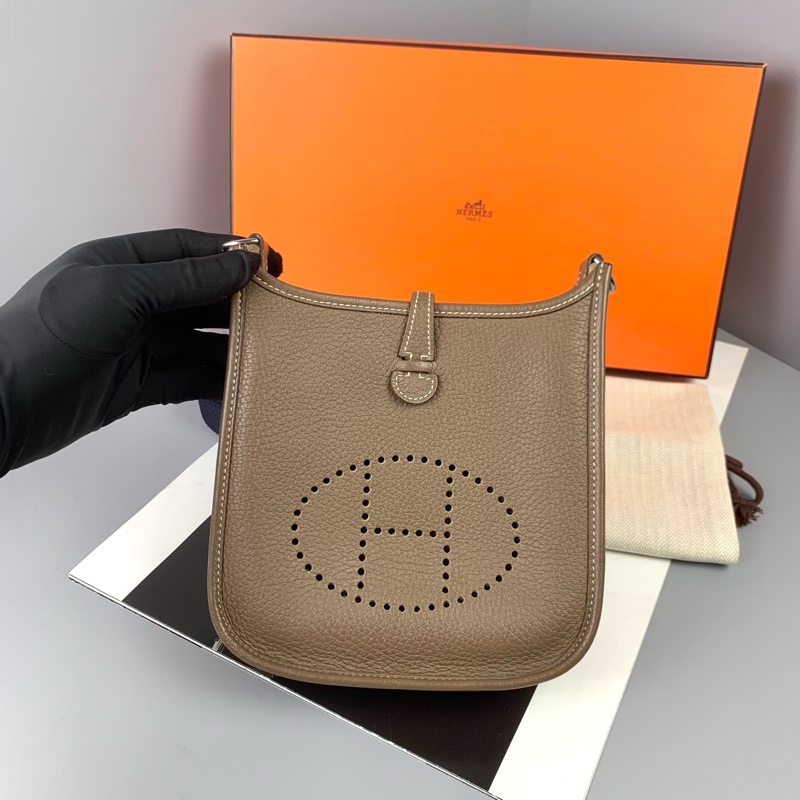 ◻️Hermes 迷你 mini evelyne 依芙琳大象灰-1