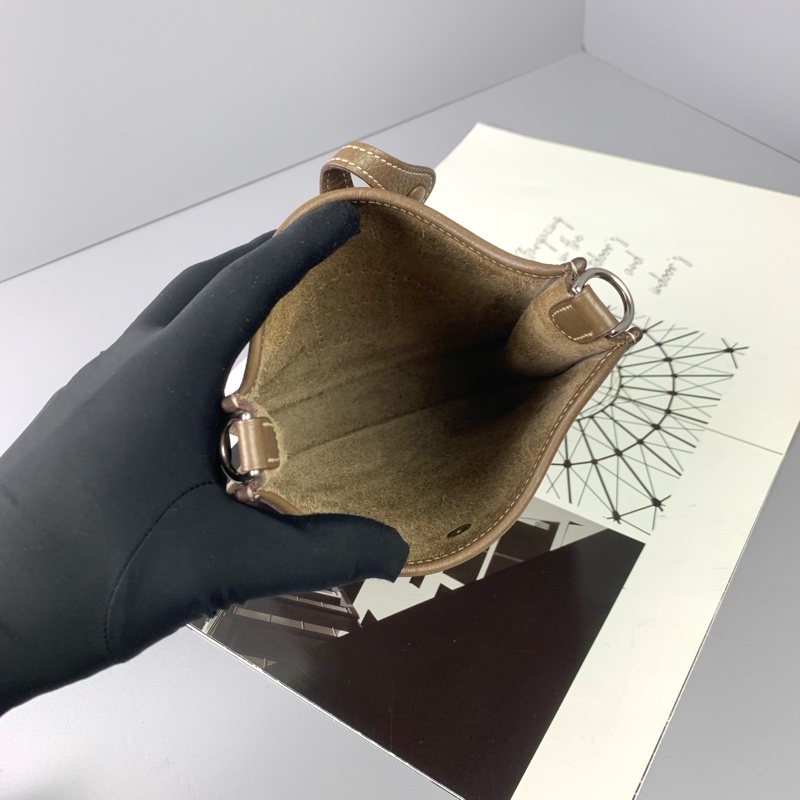 ◻️Hermes 迷你 mini evelyne 依芙琳大象灰-8