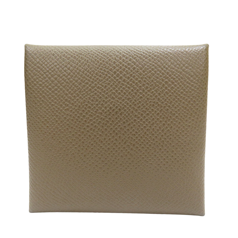 灰色 Epsom牛皮 Bastia 扣式零錢包 B刻【HERMES 愛馬仕】-1