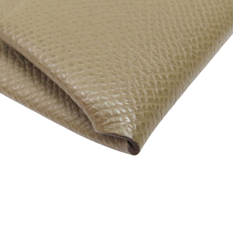 灰色 Epsom牛皮 Bastia 扣式零錢包 B刻【HERMES 愛馬仕】-10