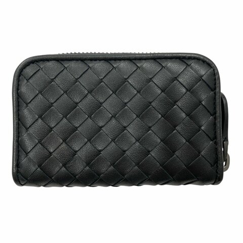 BOTTEGA VENETA 寶緹嘉 編織零錢包/卡夾 黑色