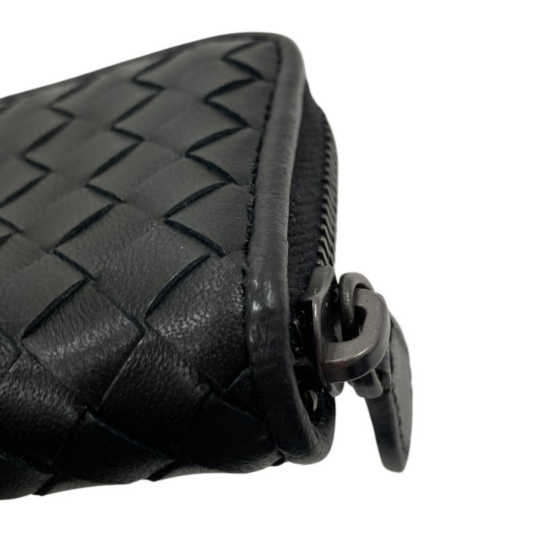 BOTTEGA VENETA 寶緹嘉 編織零錢包/卡夾 黑色-6