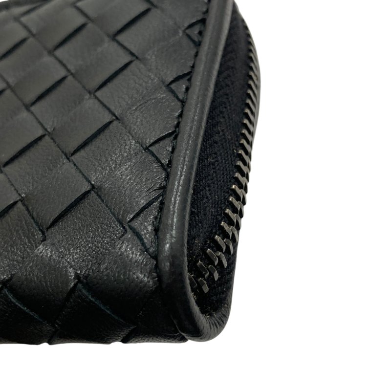 BOTTEGA VENETA 寶緹嘉 編織零錢包/卡夾 黑色-7