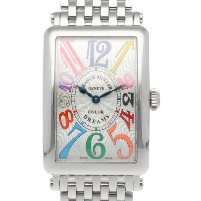 Franck Muller Long Island Color Dream腕錶，不鏽鋼錶殼，952石英機芯，已翻新拋光，女士款，FRANCK MULLER-0