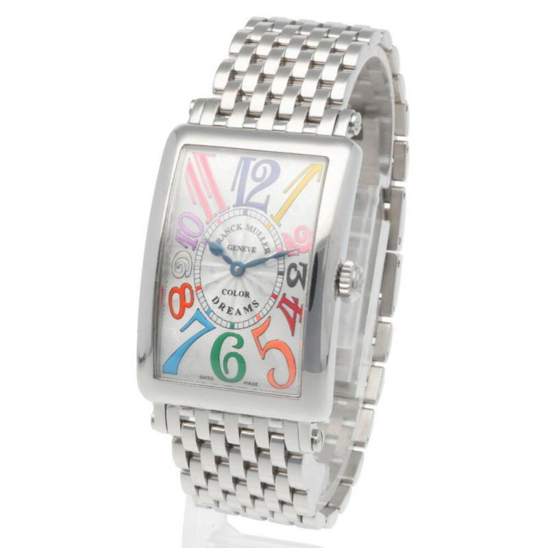 Franck Muller Long Island Color Dream腕錶，不鏽鋼錶殼，952石英機芯，已翻新拋光，女士款，FRANCK MULLER-2