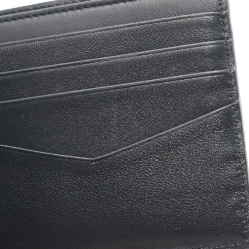 紀梵希 4G 雙折皮夾,黑色,男士二手,皮革材質,小巧便攜-4