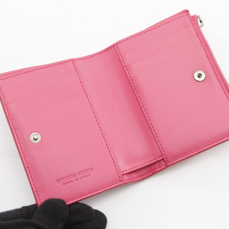 BOTTEGA VENETA 小號 Cassette Maxi Intrecciato 雙折皮夾 742698 皮革 PK-2