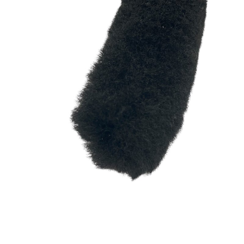 CHANEL 香奈兒 LOGO 搖粒絨 髮箍 黑色-4