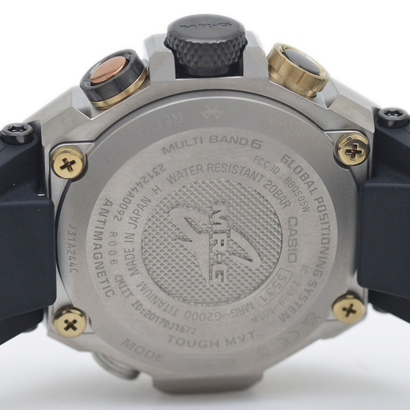 卡西歐 G-SHOCK MR-G 藍牙 GPS 電波太陽能手錶 MRG-G2000R-1AJR-3