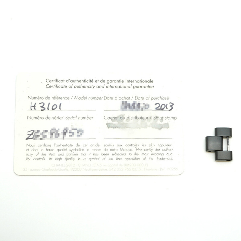 香奈兒 J12 GMT H3101 黑色錶盤男士腕錶-1