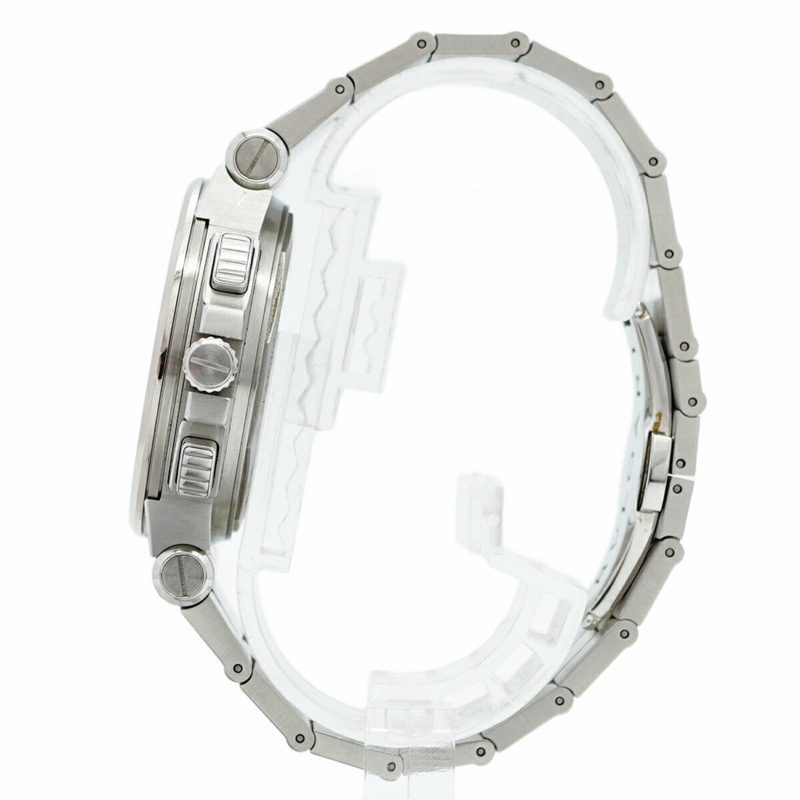 寶格麗 Diagono Calibro 303 DG42C14SWGSDCH 男士腕錶，灰色錶盤-9