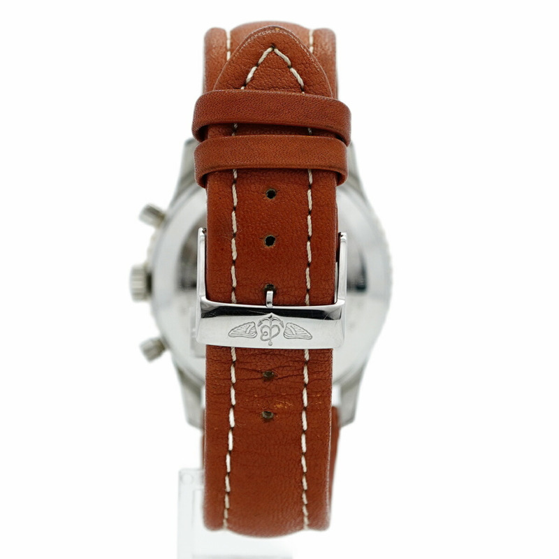 百年靈老款Navitimer B13019象牙色錶盤男士腕錶-7