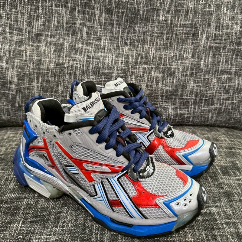 巴黎世家 藍紅runner-1