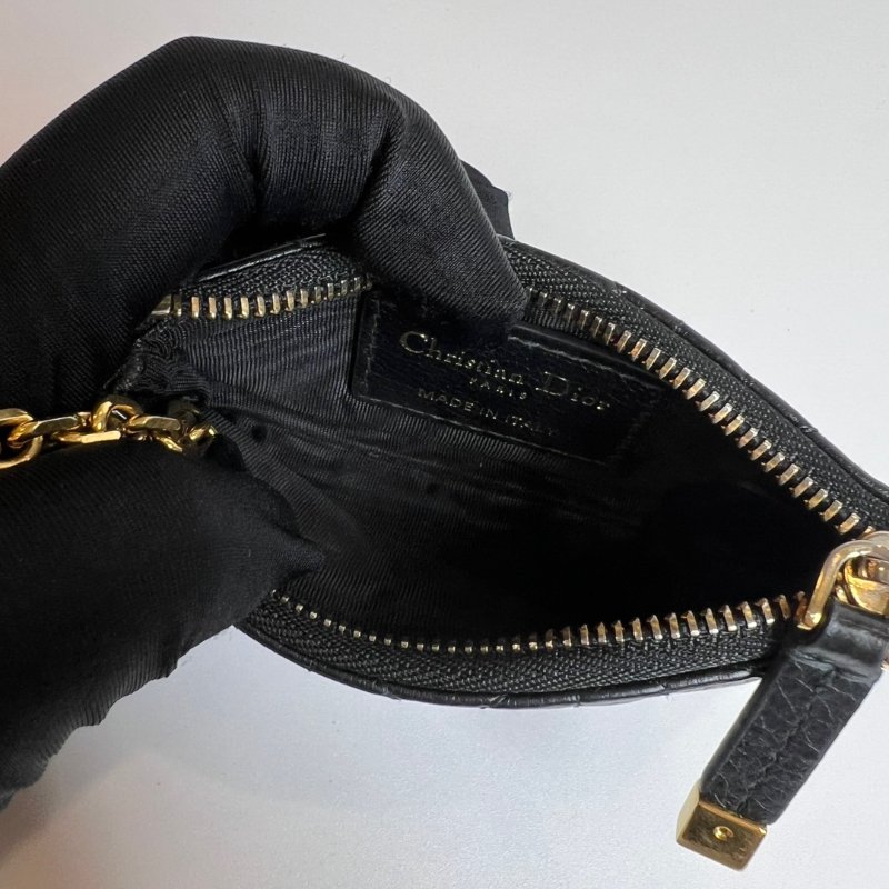 DIOR  黑CARO鑰匙包-4