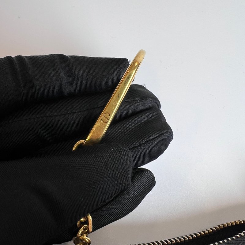 DIOR  黑CARO鑰匙包-7