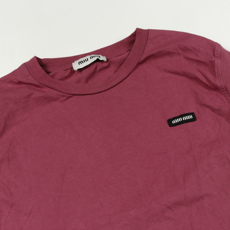 Miu Miu 粉紅棉質吊帶背心(二手女)-11