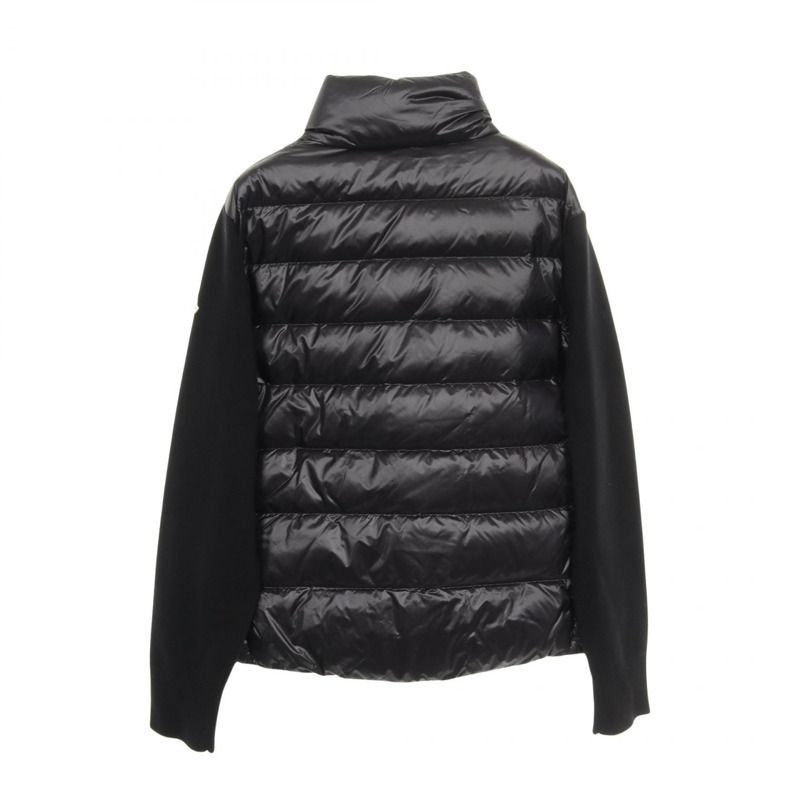 MONCLER 女士開襟羊毛羽絨外套 9B00024M1131999M 尼龍羊毛 黑色 全新-1
