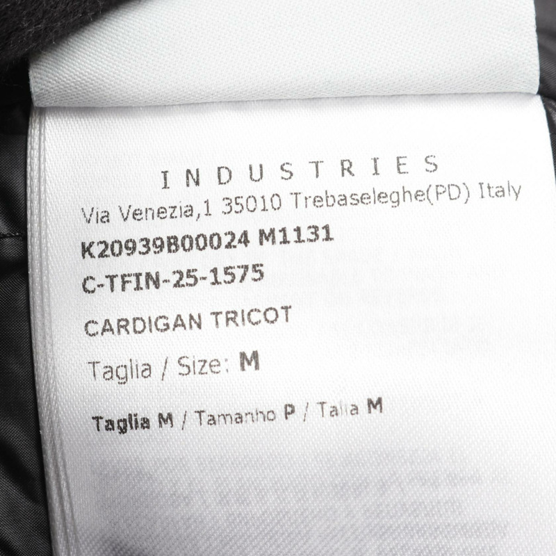 MONCLER 女士開襟羊毛羽絨外套 9B00024M1131999M 尼龍羊毛 黑色 全新-4