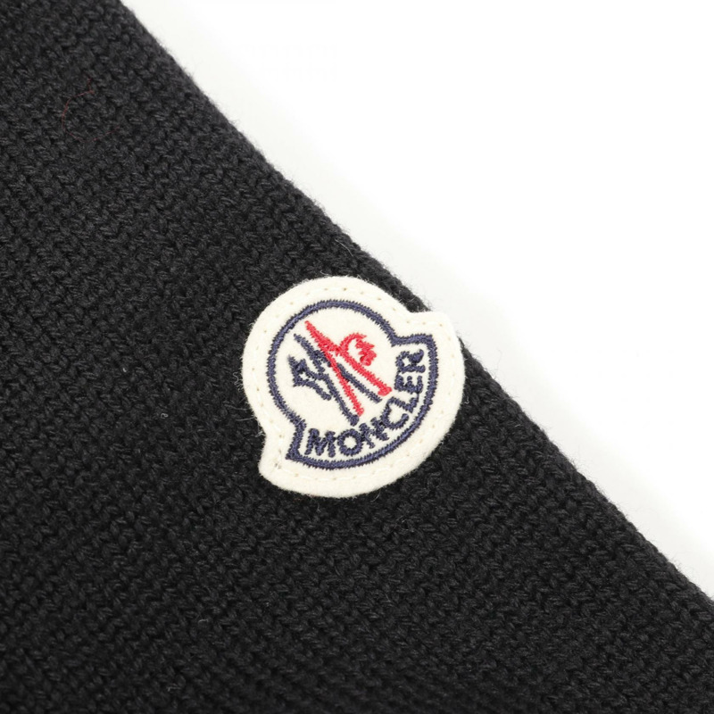 MONCLER 羊毛聚酯混紡黑色開襟羊毛羽絨外套 9B00035M1131999S 全新 女款-3
