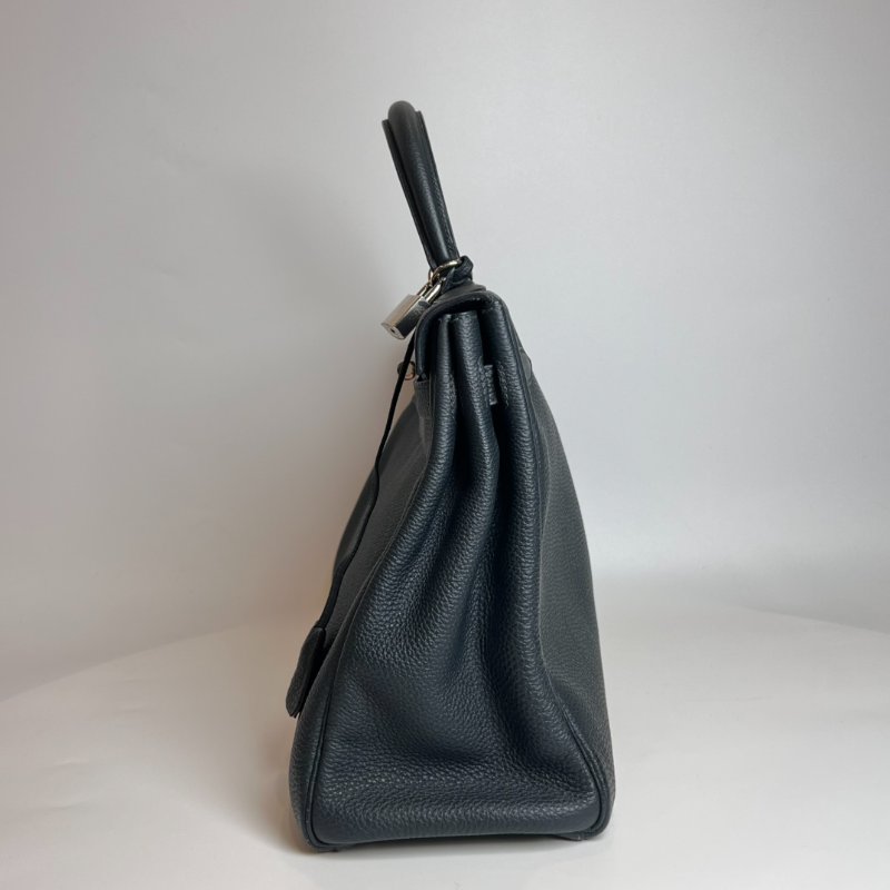 HERMES □R刻 TOGO皮 深綠 KELLY35包-2