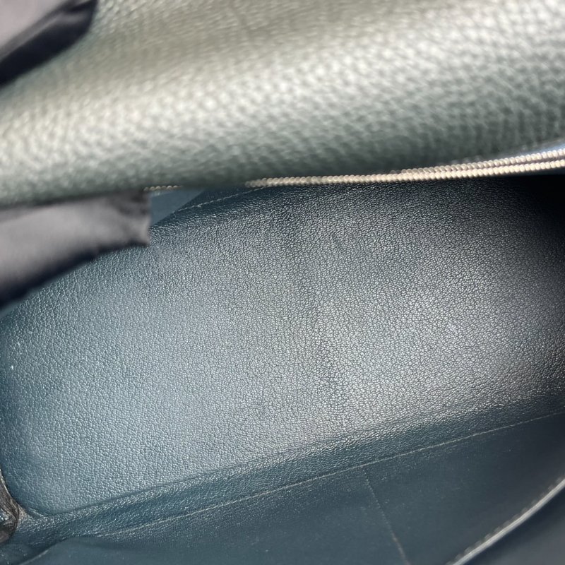 HERMES □R刻 TOGO皮 深綠 KELLY35包-5