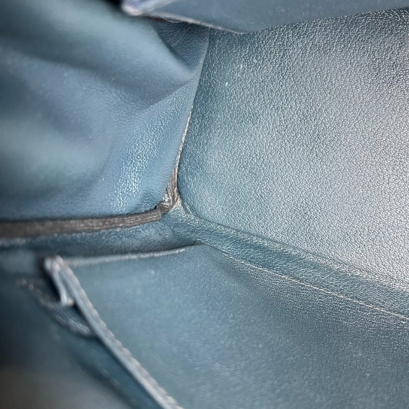 HERMES □R刻 TOGO皮 深綠 KELLY35包-6