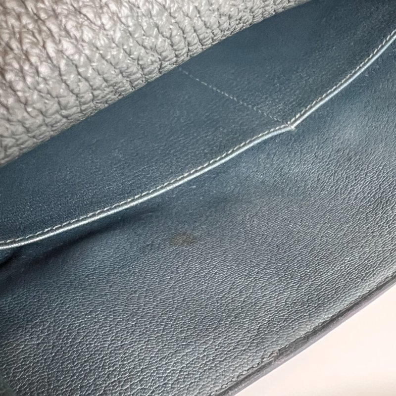 HERMES □R刻 TOGO皮 深綠 KELLY35包-8