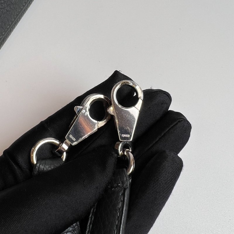 HERMES □R刻 TOGO皮 深綠 KELLY35包-17