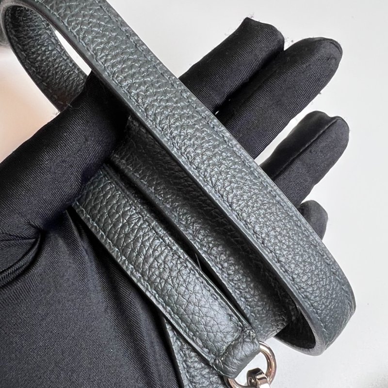 HERMES □R刻 TOGO皮 深綠 KELLY35包-18