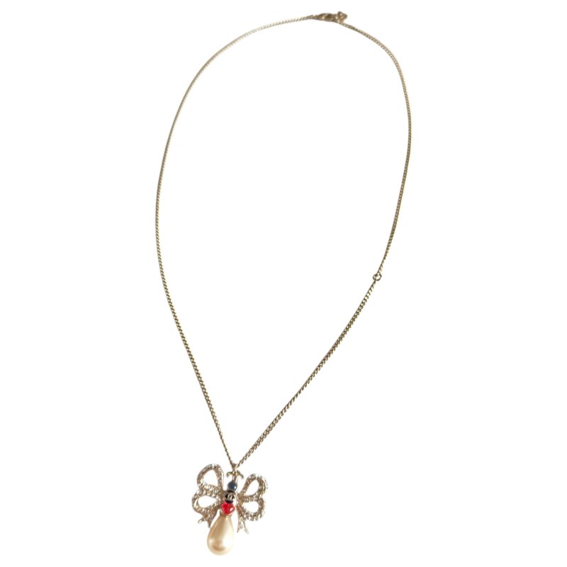 CHANEL CC 水鑽 珠珠 頸鏈-2