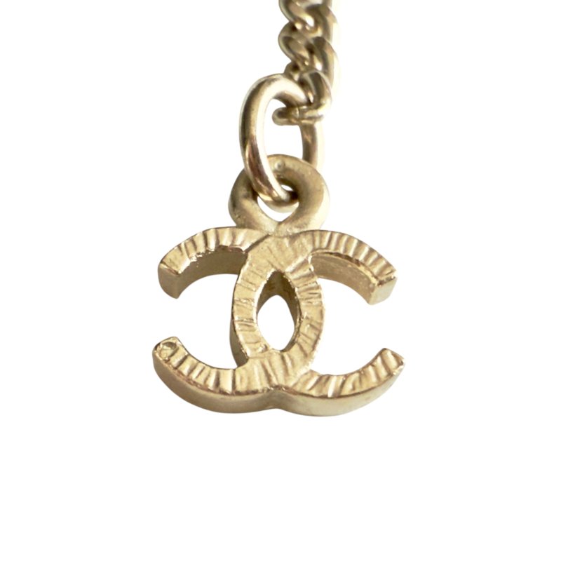 CHANEL CC 水鑽 珠珠 頸鏈-6