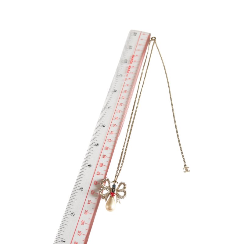 CHANEL CC 水鑽 珠珠 頸鏈-9